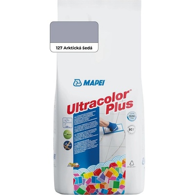 Mapei Škárovacia hmota Ultracolor Plus 127, arktická šedá, 2 kg 60012728A