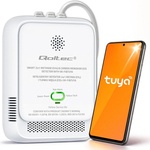 Qoltec 52654 2в1 детектор за течове на природен газ и въглероден оксид (52654)