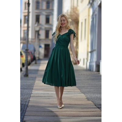 Kartes Moda šaty dámske KM313-6 zelená