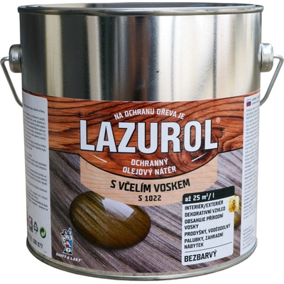 Lazurol S 1022 Lak s včelím voskom 2,5 l