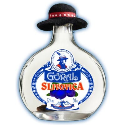 Goral Slivovica MINI 52% 0,05 l (čistá fľaša)