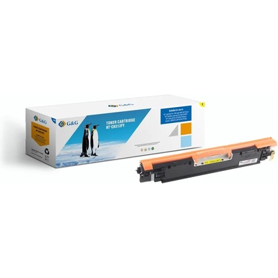 Compatible КАСЕТА ЗА HP COLOR LASER JET CP1025 / 1025NW / HP126A Print Cartridge / CANON CRG-729Y - Yellow - CE312A - Brand New - P№ NT-CH312FY / NT-CH312Y - G&G (NT-CH312FY/NT-CH312Y - G&G)