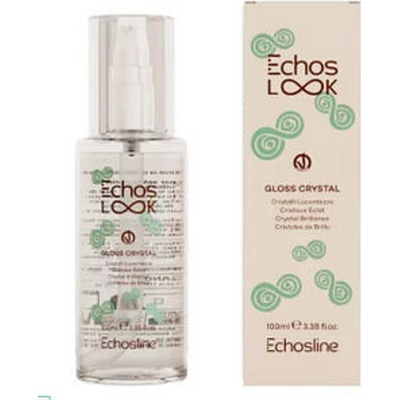 Echos Look Gloss Crystal - tekuté kryštály s ochranou proti krepateniu vlasov, 100 ml