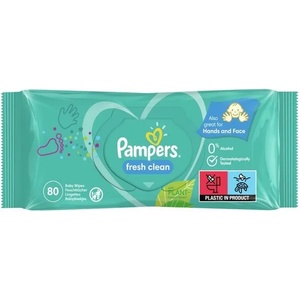 Pampers мокри кърпи fresh clean XXL - 80 броя - topcho-online