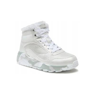 Skechers Uno Lite Camo Dazzle 310485L/SLGY stříbrná