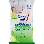 Denkmit Влажни универсални кърпички, лимон и босилек, 50 бр (10469360)