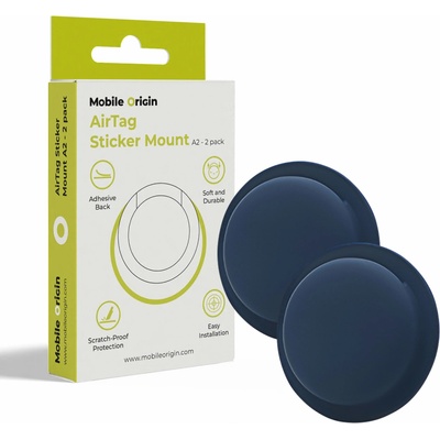 Mobile Origin AirTag Sticker Mount A2 (2 ks) (MO-ATS-BLU) modré
