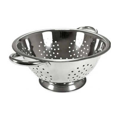 Cedník d28cm/v.11cm nerez plech stojící