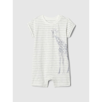 GAP Baby памучен гащеризон GAP GAP | Siv | Момчешки | 68-80