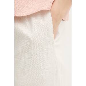Calvin Klein Jeans панталон дамски с лен (LV047F631G) - answear - 123,20 лв