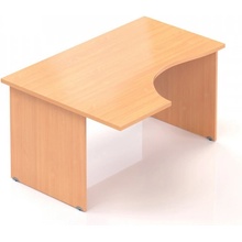 Lenza Ergonomický stůl Visio 140 x 100 cm, levý, buk