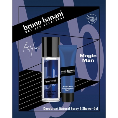 Bruno Banani Magic Man dezodorant sklo 75 ml + sprchový gél 50 ml darčeková sada