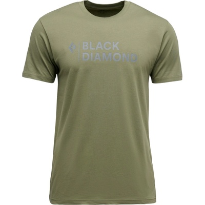Black Diamond Мъжка тениска Black Diamond Mini Stacked S/S Tee T-shirt - Tundra (216-5242-0414)