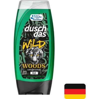 Dusch das Duschdas sprchový gel a šampon 3v1 Wild Woods 225 ml