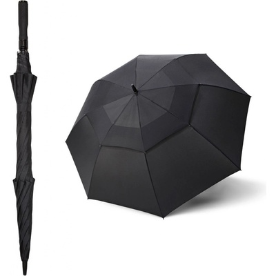 Doppler Golf Fiber Automatic AIR čierny pánsky palicový dáždnik
