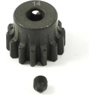SWORKz oceľový motorový pastorok 14 zubov Modul M1.0 5 mm motorový hriadeľ