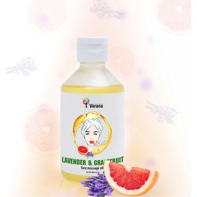 Verana masážny olej na tvár Levanduľa & Grapefruit 250 ml
