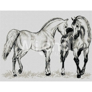 Milena Style Две кончета - гоблен със схема конци dmc 1: 4