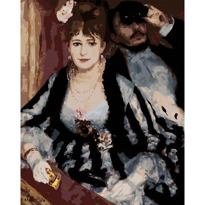 Zuty Malování podle čísel DIVADELNÍ LÓŽE PIERRE AUGUSTE RENOIR