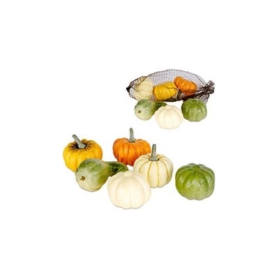Dýně mini bílá 35 mm - 6 ks