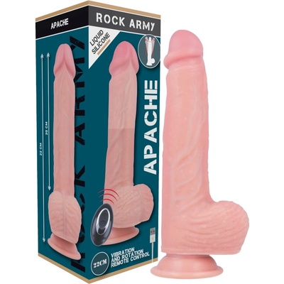 ROCKARMY Z TEKUTÉHO SILIKÓNU PREMIUM APACHE S DIAĽKOVÝM OVLÁDANÍM 20,5 CM