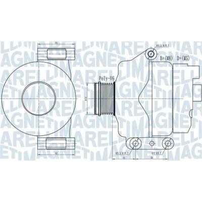 generátor MAGNETI MARELLI 063732132010