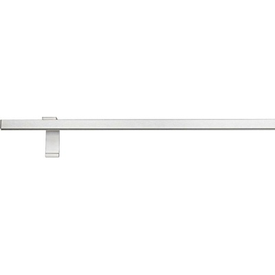 Expo Ambiente Smart Záclonová kolejnice jednořadá set, 160 cm, hliník, optika oceli 66779 – Sleviste.cz