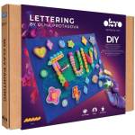 OKTO Lettering Художествен комплект Рисуване с материал "FUN" 30x40 см (060463)