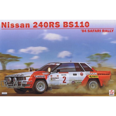 Aoshima Nissan 240RS 84 Safari Rally 104330 1:24