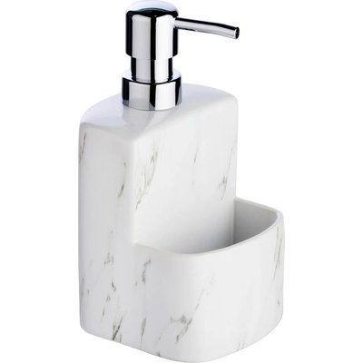 WENKO Бял керамичен дозатор за сапун Marble, 380 ml Festival - Wenko (54665100)