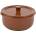 HORECANO HORECANO-Керамично гювече Ø14xh6.6cm - 600ml КАФЯВО (HC-05178) (0105178)