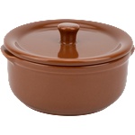 HORECANO HORECANO-Керамично гювече Ø14xh6.6cm - 600ml КАФЯВО (HC-05178) (0105178)