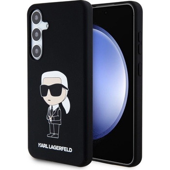 Karl Lagerfeld Liquid Silicone Ikonik NFT Samsung Galaxy S24 čierne