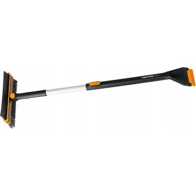 Fiskars X-series Teleskopická otočná stierka so smetáčikom a škrabkou 1078492