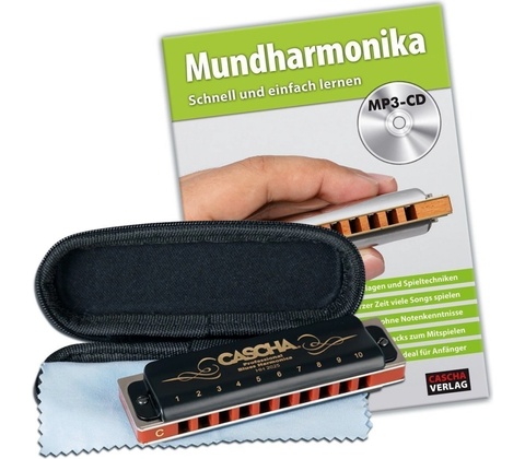 Cascha Professional Blues Harmonica Set