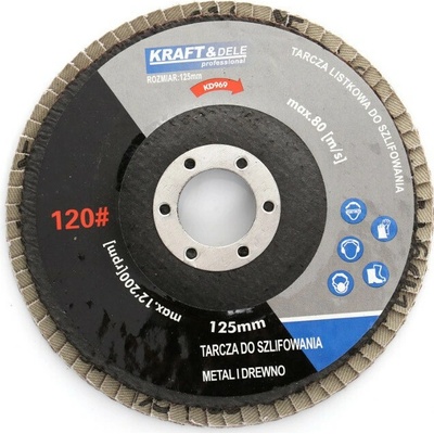 Lamelový kotúč 125 mm P100 KD968
