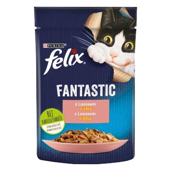 Felix Fantastic s lososom v želé 85 g