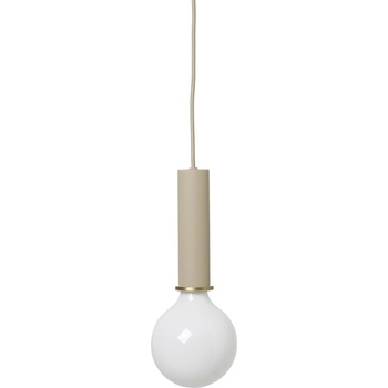 ferm LIVING Висяща лампа Socket Pendant голяма пясъчен цвят (100297693)