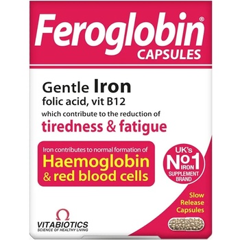 Vitabiotics Feroglobin, 30 капсули, Vitabiotics
