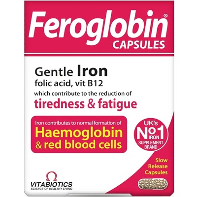 Vitabiotics Feroglobin, 30 капсули, Vitabiotics