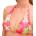 SUNDEK Garbo american dream hawaii print triangle bikini top - Pink (Pitaya)