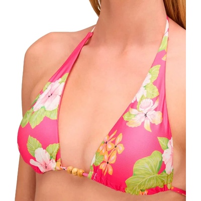 SUNDEK Garbo american dream hawaii print triangle bikini top - Pink (Pitaya)