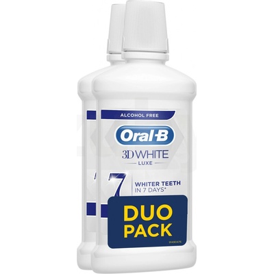 Oral-B 3D White Luxe Perfection bez alkoholu 500 ml – Zboží Mobilmania