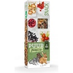 Witte molen PUUR Pauze Sticks - крекери с червени боровинки, бъз, шипка и офика за гризачи, чинчила и дегу 110 гр, 2 броя, Witte Molen, Холандия - 654839