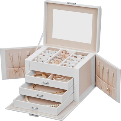 Songmics JBC159W01 bílá – Zboží Dáma