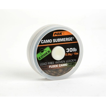 Fox šnúra Edges Submerge Fleck Camo Leader 10m 30lb