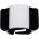 Linziclip Midi Hair Clip, Size Medium, Black And White Аксесоари унисекс