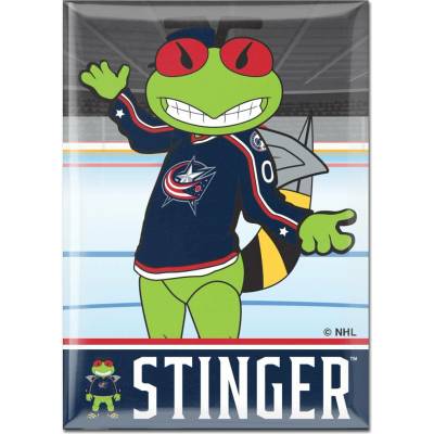 Wincraft Magnet Columbus Blue Jackets NHL Metal Magnet MASCOT