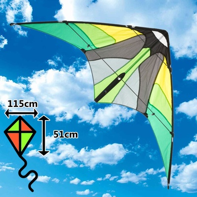 Invento Akrobatický drak Cirrus Emerald 54x115cm Low wind