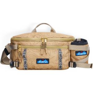 KAVU Чанта за кръст Kavu Washtucna 3 Hip bag - Terrain Topo - размер 3 l (510-6357-0511)